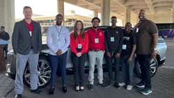 The Ohio State University, in partnership with Wilberforce University, earned a spot as one of the 15 universities to participate in the 2022 EcoCAR EV Challenge. (Credit: Ohio State University)