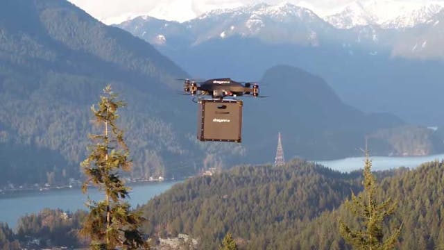 3. Delivery drones can move materials to locations that are difficult to visit using more conventional means.