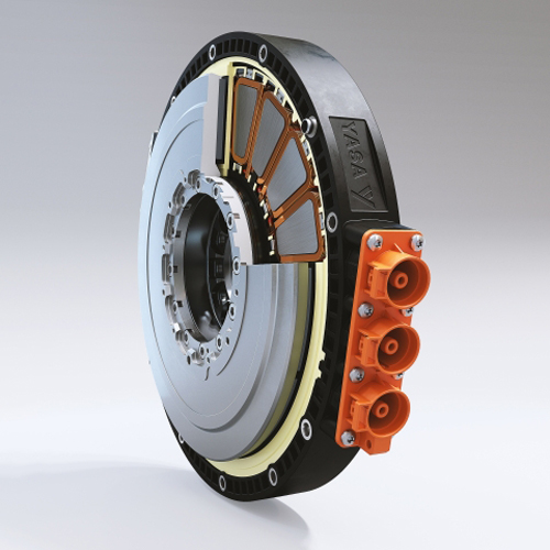 2. YASA's motor removes the stator yoke, which helps reduce the iron mass by up to 80%.