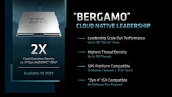 3. Bergamo sports up to 256 threads for high-density cloud computing. 3. Bergamo sports up to 256 threads for high-density cloud computing.