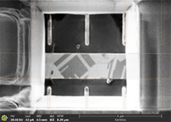 Removing layers of material to access the region of interest. Removing layers of material to access the region of interest.