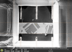 Removing layers of material to access the region of interest. Removing layers of material to access the region of interest.