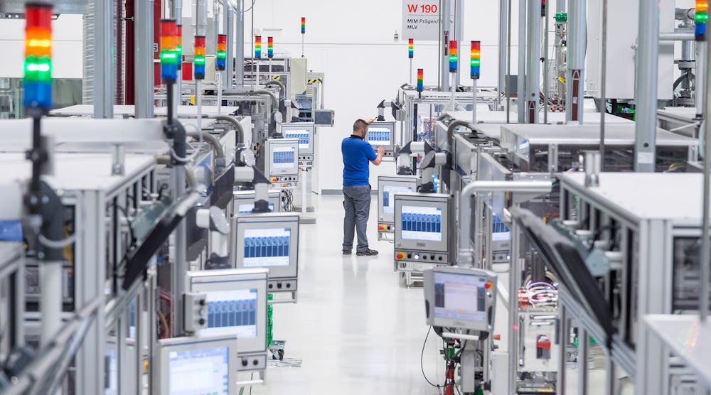 Connected Factory Floor Credit Bosch Connected Factory Floor Credit Bosch