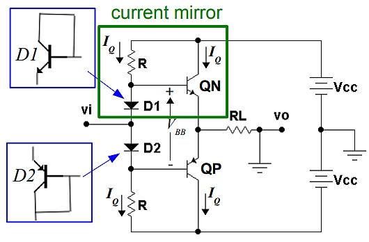 Class Ab Push Pull Amplifier Circuit Diagram - Circuit Diagram