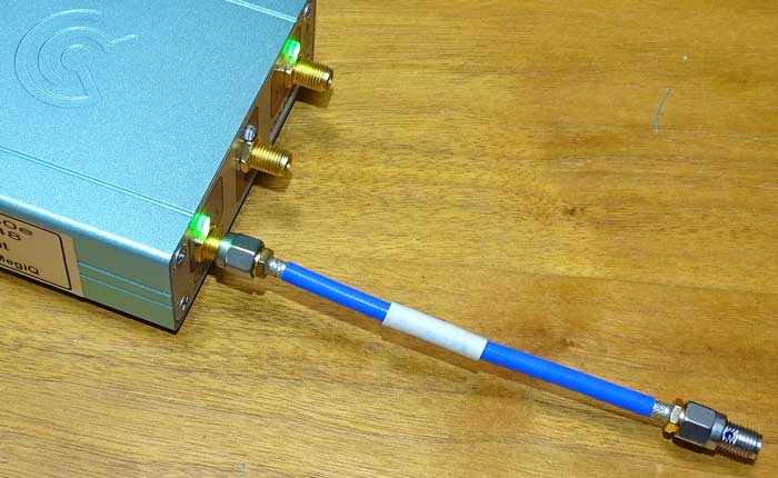 1. Here&rsquo;s the setup of a simple network measurement of a length of 50-Ω coax terminated with a short. Measurement results are provided in Figure 2.
