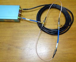 5. This setup facilitates measurements on a long coaxial network with uneven signal paths. 5. This setup facilitates measurements on a long coaxial network with uneven signal paths.
