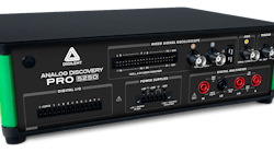 2. The Analog Discovery Pro 5250 includes a dual channel analog and 32-channel digital oscilloscope in addition to network, spectrum and logic analyzer support. 2. The Analog Discovery Pro 5250 includes a dual channel analog and 32-channel digital oscilloscope in addition to network, spectrum and logic analyzer support.