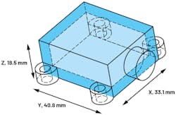 9. Hollow enclosure used to house the ADcmXL3021. 9. Hollow enclosure used to house the ADcmXL3021.