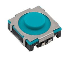 5. The C&amp;K TLS series tact switch can offer a soft or hard actuator, depending on the application.