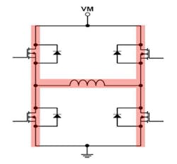 5. The H-bridge circuit resembles the letter H.