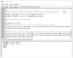 15. IronPython external delay measurement. 15. IronPython external delay measurement.