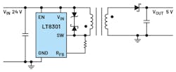 2. Here’s a highly compact and easy-to-use flyback converter with a no-opto LT8301. 2. Here’s a highly compact and easy-to-use flyback converter with a no-opto LT8301.