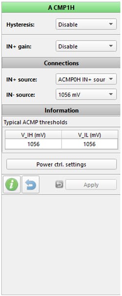 9. A CMP1H configuration. 9. A CMP1H configuration.