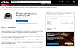 2. As seen from this screenshot, there’s a lack of available Jetson Nano development kits. 2. As seen from this screenshot, there’s a lack of available Jetson Nano development kits.