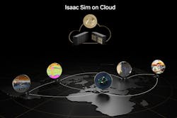 3. Running the Isaac simulator in the cloud enables very large worlds to be used on demand.