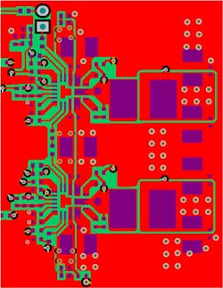 3. Paralleling two MPQ4360-AEC1 devices can create a tiny solution for space-constrained applications. 3. Paralleling two MPQ4360-AEC1 devices can create a tiny solution for space-constrained applications.