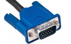 5. The 15-pin VGA connector became a standard that&rsquo;s only recently begun to disappear.