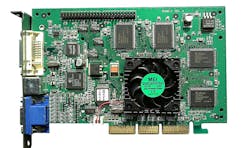 6. NVIDIA&apos;s GeForce 256 was the first fully integrated GPU with a 256-bit pixel pipeline used on boards like this one from VisionTek.