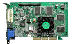 6. NVIDIA's GeForce 256 was the first fully integrated GPU with a 256-bit pixel pipeline used on boards like this one from VisionTek. 6. NVIDIA's GeForce 256 was the first fully integrated GPU with a 256-bit pixel pipeline used on boards like this one from VisionTek.