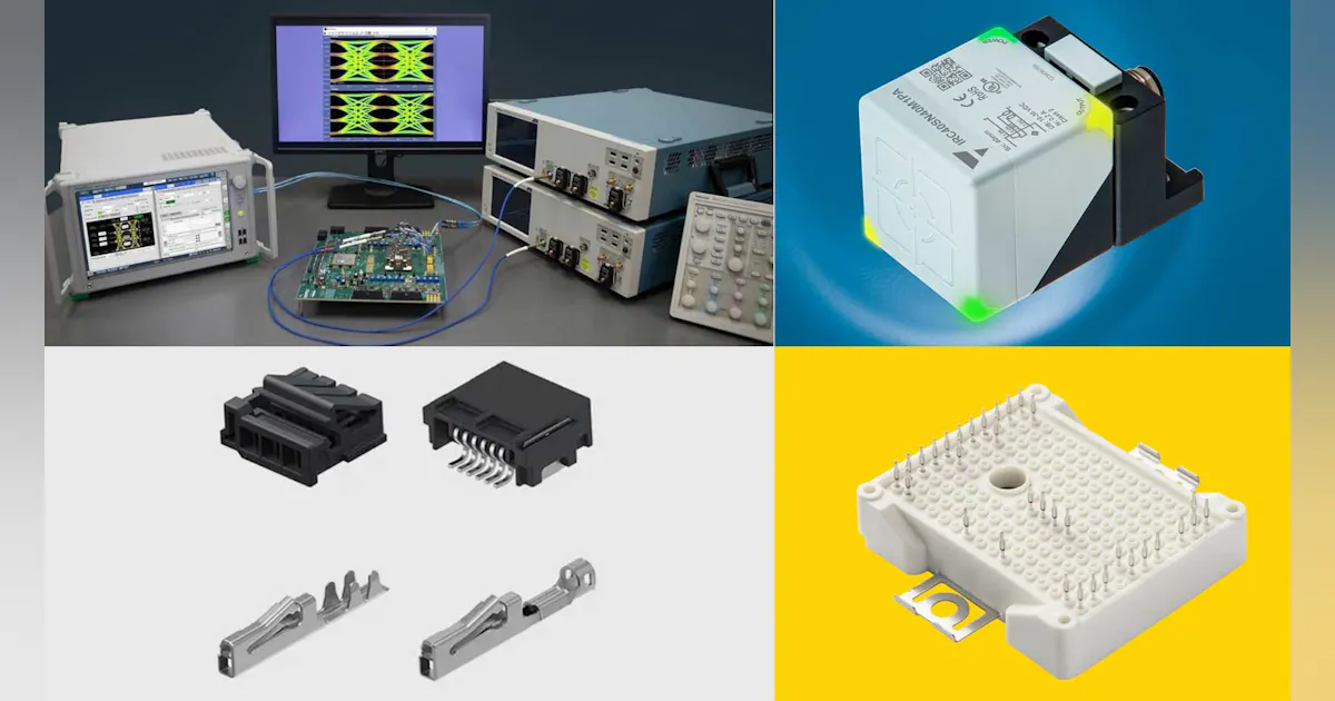 Products of the Week: 1,200-V SiC Modules, Dual-Locking Connectors ...