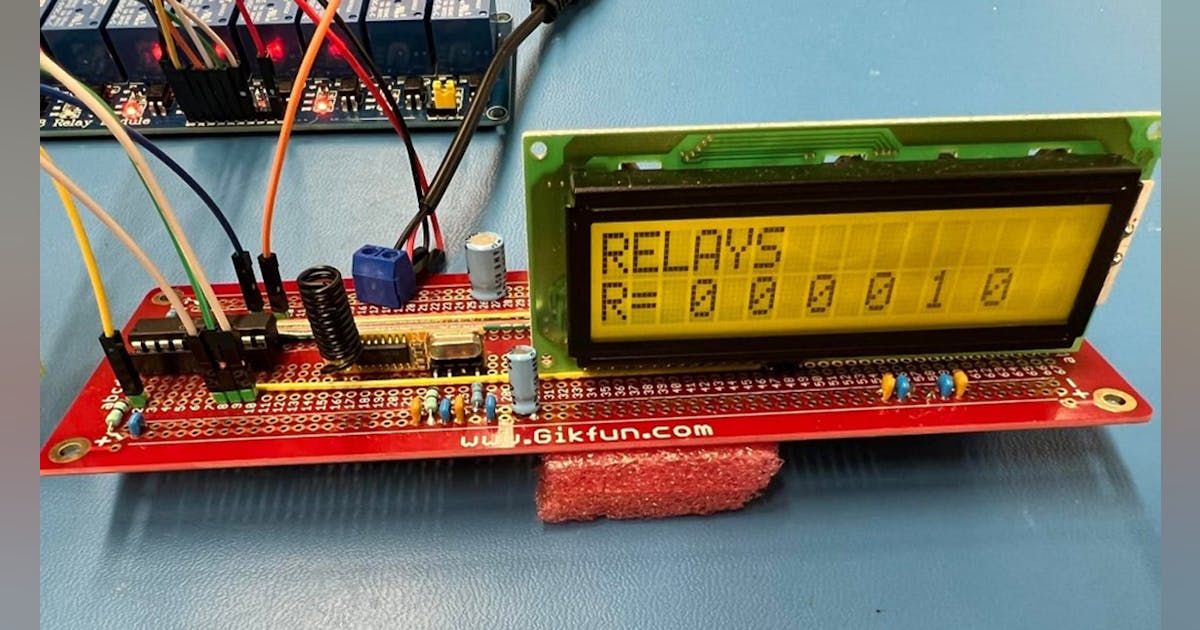 Microcontroller Controls Relays via RF Modules | Electronic Design