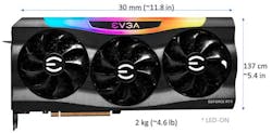 5. The EVGA RTX 3090 is the latest GPU from EVGA. (EVGA) 5. The EVGA RTX 3090 is the latest GPU from EVGA. (EVGA)