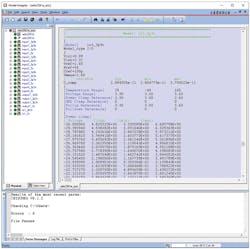 12. Parser test of a passed IBIS model using Cadence Model Integrity. 12. Parser test of a passed IBIS model using Cadence Model Integrity.