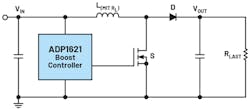 1. This schematic is representative of a boost converter circuit. 1. This schematic is representative of a boost converter circuit.