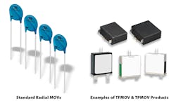 1. Here&apos;s a comparison of standard radial MOV devices and TFMOV and TPMOV devices.