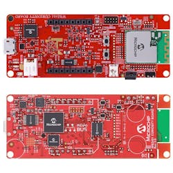 3. The PIC32CX-BZ2 and WBZ451 Curiosity Development Board includes the wireless module and debug support with a USB interface.