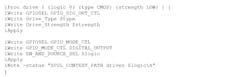 8. PDL procedure that sets GPIO high or low. 8. PDL procedure that sets GPIO high or low.