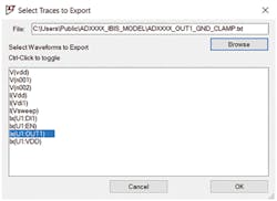 6. Exporting simulation data as text. 6. Exporting simulation data as text.