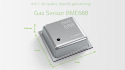 The BME688 four-in-one gas sensor also includes logic to analyze the sensor's data using machine-learning algorithms. The BME688 four-in-one gas sensor also includes logic to analyze the sensor's data using machine-learning algorithms.