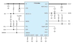 1. Texas Instruments’ TPS25990 is a sophisticated, feature-laden 50-A RMS/60-A peak eFuse that includes PMBus connectivity. 1. Texas Instruments’ TPS25990 is a sophisticated, feature-laden 50-A RMS/60-A peak eFuse that includes PMBus connectivity.