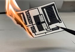 5. If biodegradability isn&rsquo;t an option, the entire printed-circuit substrate and its layered component can easily be burned, leaving behind a small pile of fine ash.
