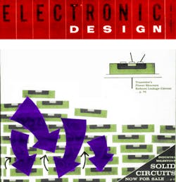 3. Shown is a scan of the cover of Electronic Design Vol. 8 Issue 7 in March 1960. 3. Shown is a scan of the cover of Electronic Design Vol. 8 Issue 7 in March 1960.