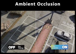 6. Ambient occlusions, which are more subtle from a viewer’s perspective, can be done in real-time with ray tracing. 6. Ambient occlusions, which are more subtle from a viewer’s perspective, can be done in real-time with ray tracing.
