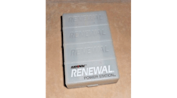 1. This Ray-O-Vac Renewel charger handles renewable alkaline batteries. 1. This Ray-O-Vac Renewel charger handles renewable alkaline batteries.