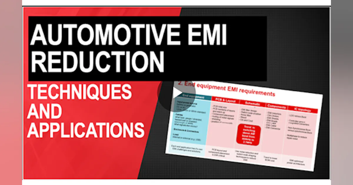 Reduce Emi Automotive Emi Reduction Techniques, Applications And Solutions – GTST