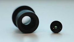 LG Innotek is the first to develop a high-resolution lens adapted for DMS (right) and ADAS (left) using plastic.