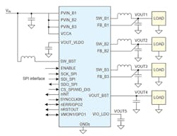 2. The LP87745-Q1 meets the power-management requirements of automotive radar applications. 2. The LP87745-Q1 meets the power-management requirements of automotive radar applications.