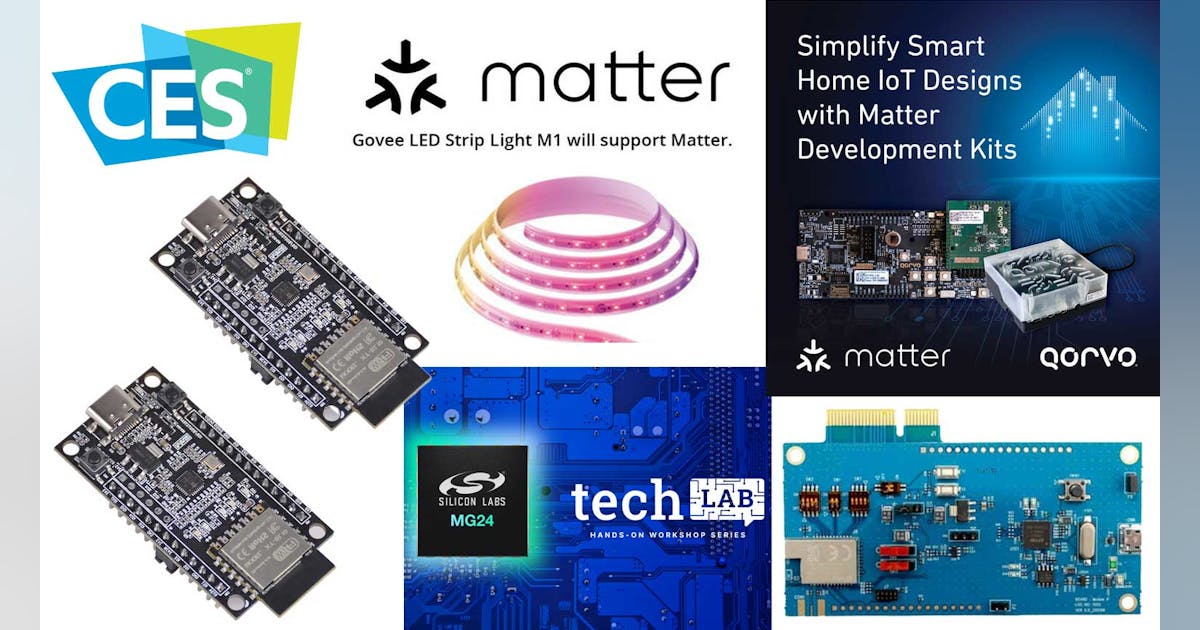 Matter Dev Boards and Gadgets Make Waves at CES 2023