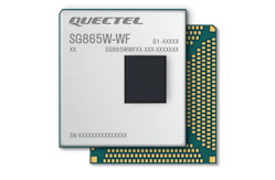 The SG865W-WF provides Wi-Fi and Bluetooth support. It runs the Android OS and has 8 GB of LPDDR5 and 64 GB of UFS flash storage.