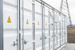 Research teams at Pacific Northwest National Laboratory study how to integrate a utility-scale solar-energy and battery storage facility into the grid at a facility near its Richland, Washington, headquarters. Here they monitor and analyze data to evaluate the financial benefits of storing renewable energy and incorporating intermittent renewables onto the grid. (Photo by Andrea Starr | Pacific Northwest National Laboratory) Research teams at Pacific Northwest National Laboratory study how to integrate a utility-scale solar-energy and battery storage facility into the grid at a facility near its Richland, Washington, headquarters. Here they monitor and analyze data to evaluate the financial benefits of storing renewable energy and incorporating intermittent renewables onto the grid. (Photo by Andrea Starr | Pacific Northwest National Laboratory)