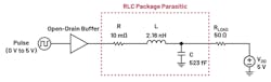16. ADuM4146 transistor-level design simulation setup with loading conditions (open-drain buffer). 16. ADuM4146 transistor-level design simulation setup with loading conditions (open-drain buffer).