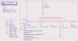 21. Actual IBIS simulation setup with loading conditions (open-drain buffer). 21. Actual IBIS simulation setup with loading conditions (open-drain buffer).