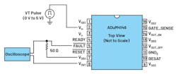 23. Bench setup with loading conditions (open-drain buffer). 23. Bench setup with loading conditions (open-drain buffer).