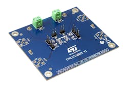 2. The EVALSTISO62XV1 evaluation board simplifies setup and assessment when investigating performance of the isolator in a target application. 2. The EVALSTISO62XV1 evaluation board simplifies setup and assessment when investigating performance of the isolator in a target application.