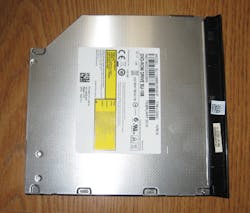 2. The read-only optical drive was replaced by a read-write drive. Both types are the same physical size, and they fit in the same slot in the computer.