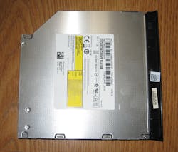 2. The read-only optical drive was replaced by a read-write drive. Both types are the same physical size, and they fit in the same slot in the computer. 2. The read-only optical drive was replaced by a read-write drive. Both types are the same physical size, and they fit in the same slot in the computer.